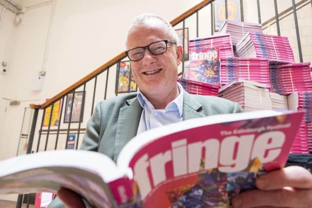 Tony Lankester, chief executive of the Fringe Society (Picture: Lisa Ferguson)