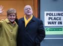 Nicola Sturgeon with husband Peter Murrell