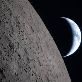 Earth sets behind the moon during a lunar flyby captured by the Artemis II crew . The world effort to put the Orion spacecraft mirrors global networks being forged from Scotland to devise the future of space.