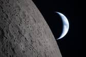 Earth sets behind the moon during a lunar flyby captured by the Artemis II crew . The world effort to put the Orion spacecraft mirrors global networks being forged from Scotland to devise the future of space.