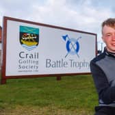 Jack McDonald is hoping to use his nine-shot success in the Battle Trophy at Crail Golfing Society to secure a first Scotland cap this year. Picture: Kenny Smith.