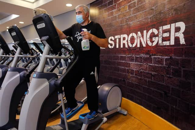 Gyms and fitness facilities could reopen in mid-April, but Covid-related rules could remain in place (Picture: Shutterstock)