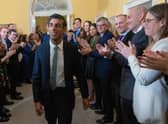 A jubilant Prime Minister Rishi Sunak arrives at No10 Downing Street, but his appointment reflects the democratic malaise infecting our political system, writes Kenny MacAskill.
PIC: Simon Walker/ No 10 Downing Street.