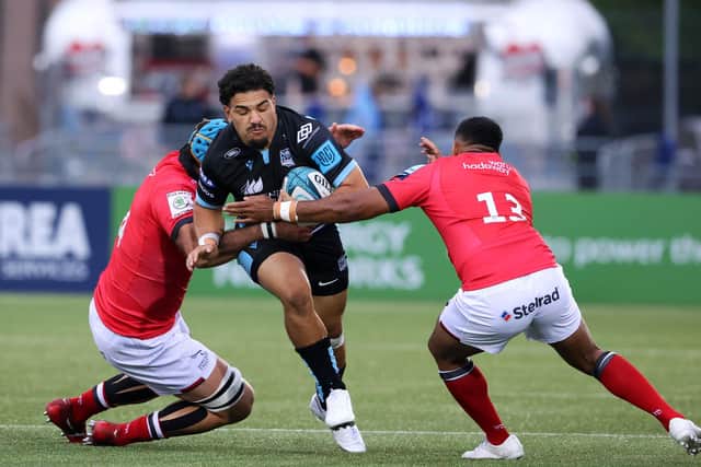 Sione Tuiploluto impressed on his Glasgow Warriors debut. Picture: Alan Harvey/SNS