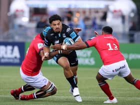 Sione Tuiploluto impressed on his Glasgow Warriors debut. Picture: Alan Harvey/SNS