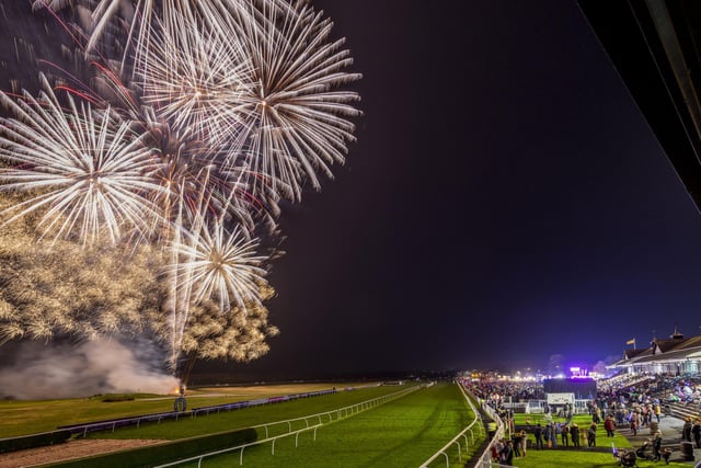 Firework display at Mussleburgh Race course
Picture: Alan Rennie