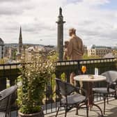 Lamplighters, named for the Robert Louis Stevenson poem, where members can enjoy drinks, meals and views of the Edinburgh skyline