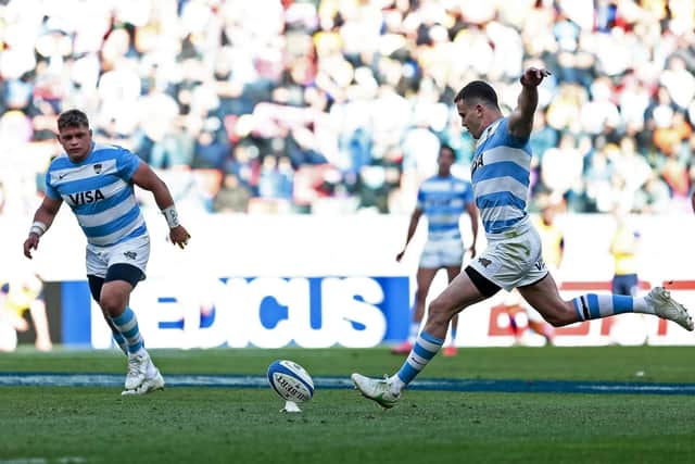 Emiliano Boffelli turned out to be Argentina's match-winner. (Photo by Pablo Gasparini / AFP)