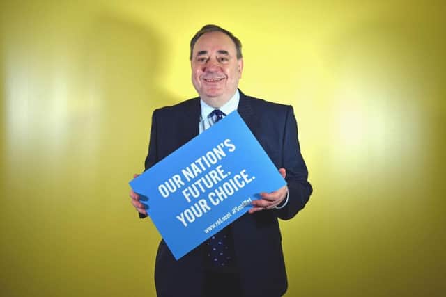 Alex Salmond was the man who won Scotland an Independence poll, notes reader (Picture: Jeff J Mitchell/Getty Images)