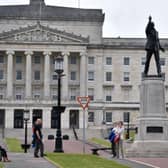 Pubs, restaurants, and schools are set to close across Northern Ireland after the Stormont executive agreed to new restrictions in the early hours of Wednesday morning. (Photo by Charles McQuillan/Getty Images)