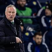 Northern Ireland manager Michael O'Neill during the friendly win over Scotland at Hampden. (Photo by Ross Parker / SNS Group)