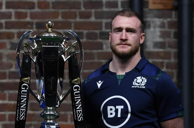 Scotland captain Stuart Hogg with the Six Nations.