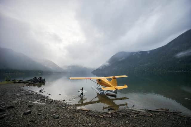 Surfing by seaplane in Oregon PIC: Chris Burkard