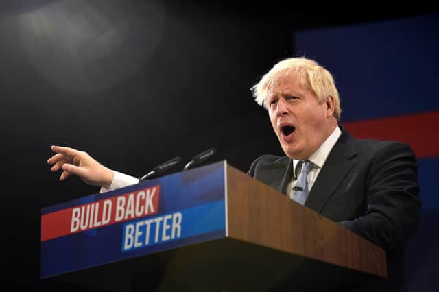 The facts in Boris Johnson’s speeches need checking but so do his arguments (Picture: Oli Scarff/AFP via Getty Images)