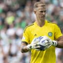 Celtic goalkeeper Joe Hart has been tipped for a surprise England recall.  (Photo by Alan Harvey / SNS Group)