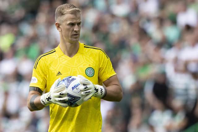 Celtic goalkeeper Joe Hart has been tipped for a surprise England recall.  (Photo by Alan Harvey / SNS Group)