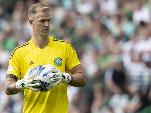 Celtic goalkeeper Joe Hart has been tipped for a surprise England recall.  (Photo by Alan Harvey / SNS Group)