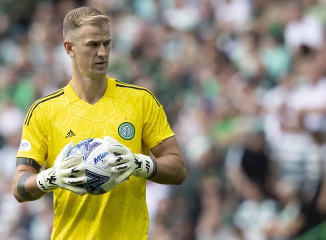 Celtic goalkeeper Joe Hart has been tipped for a surprise England recall.  (Photo by Alan Harvey / SNS Group)