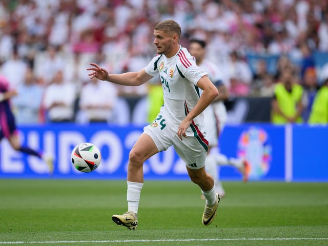 The 22-year-old Hertha Berlin defender is the least experienced in the Hungary line-up with only five caps to his name.