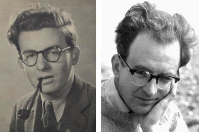 Owen Swindale during his Edinburgh years, left, and his time at the RSAMD