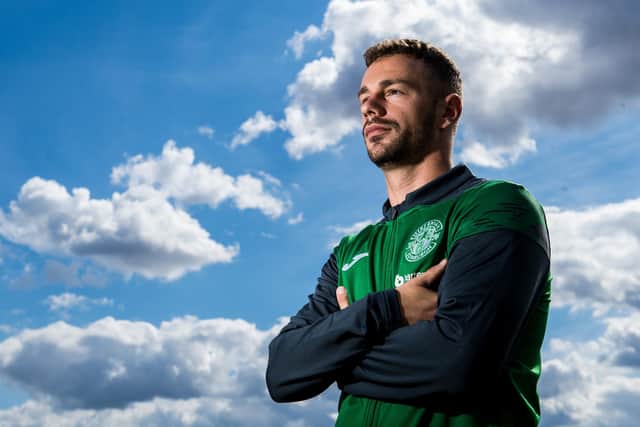 Hibs' Marijan Cabraja says it "wasn't a hard decision" to play after the death of his father Frano.