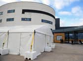 Essential visiting arrangements have now been introduced at Forth Valley Royal Hospital in response to a rise in COVID-19 cases