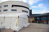 Essential visiting arrangements have now been introduced at Forth Valley Royal Hospital in response to a rise in COVID-19 cases