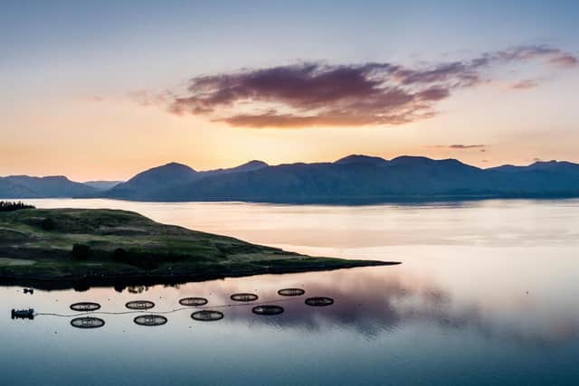 A view looking over Shuna and Ardnamurchan