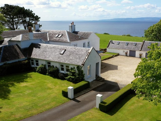 Where is it? Just over a mile north of the harbour village of Dunure and five and a half miles south of Ayr, which is home to a wealth of cultural and leisure activities, and has regular train services to Glasgow.