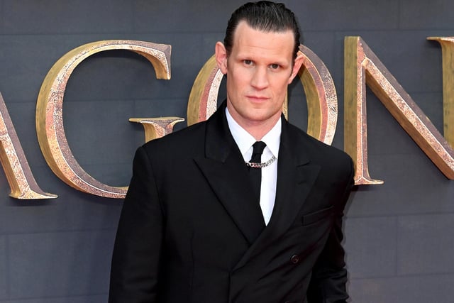 Matt Smith, who plays Daemon Targaryen, arrives at the London premiere of House of the Dragon (Photo by Gareth Cattermole/Getty Images)