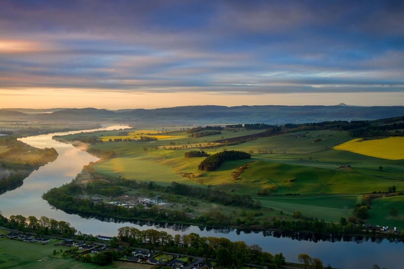 At 117 miles, the River Tay is Scotland's longest river. Originating in western Scotland on the slopes of Ben Lui, it flows across the Highlands, through Loch Dochart, Loch Iubhair and Loch Tay, then continues through Strathtay and Perth, reaching the sea at the Firth of Tay, south of Dundee. The lowest ten miles of the Tay, including exclusive beats like Taymount, provide the most productive fishing spots. It is famous for producing big fish - including the largest ever rod-caught salmon in Britain, landed by Georgina Ballantine in 1922, weighing 64 pounds.