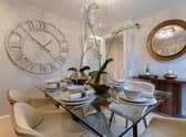 A typical image of the Munro's dining room