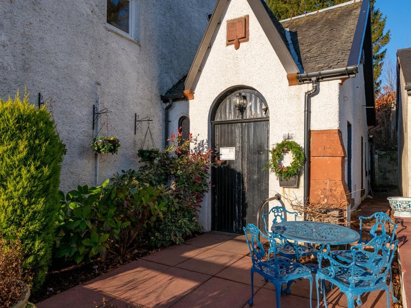 Interior: The property has been converted by its current owner into a bed and breakfast on the ground floor with their own accommodation upstairs.