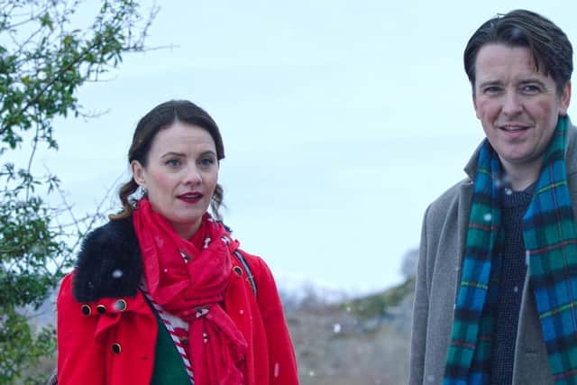 Natalie Clark and Kenny Boyle star in Scotland's first Christmas film Lost at Christmas.