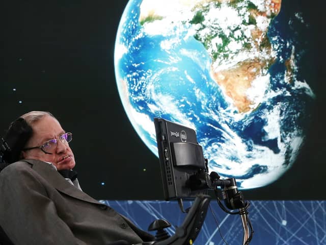 The late Professor Stephen Hawking made clear that climate change could become an existential threat (Picture: Jemal Countess/Getty Images)