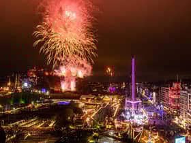 Footage from Edinburgh's Hogmanay fireworks display is normally seen by millions of people around the world.