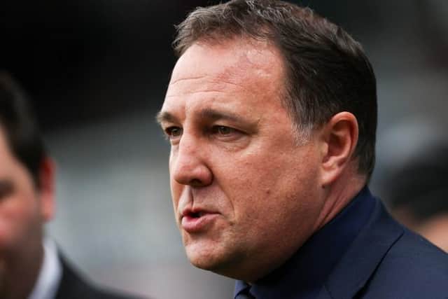 Ross County manager Malky Mackay saw his team's hopes of European football next season ended by defeat at Ibrox. (Photo by Craig Williamson / SNS Group)