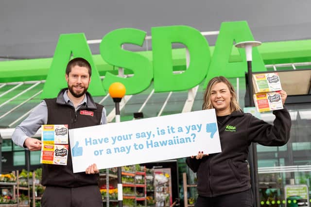 Neil MacRae of Strathmore Foods and Heather Turnbull of Asda. Picture: Ian Georgeson.