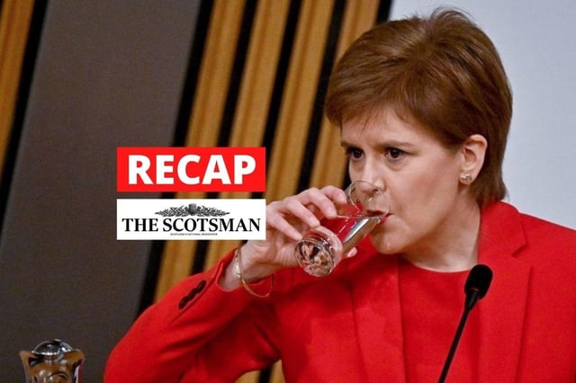 First Minister Nicola Sturgeon.