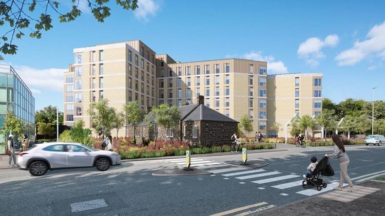 Gorgie's Westfield Road will be the location for a 289 bed student residence if planning permission is approved.