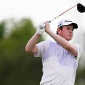 Bob MacIntyre in acion during the final round of the 150th Open at St Andrews. Picture: Ian Rutherford.