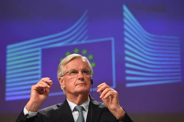 EU chief negotiator Michel Barnier said on Friday he had sent a draft treaty showing an "ambitious and comprehensive" future relationship is possible for member states. Picture: Stefan Rousseau/PA Wire