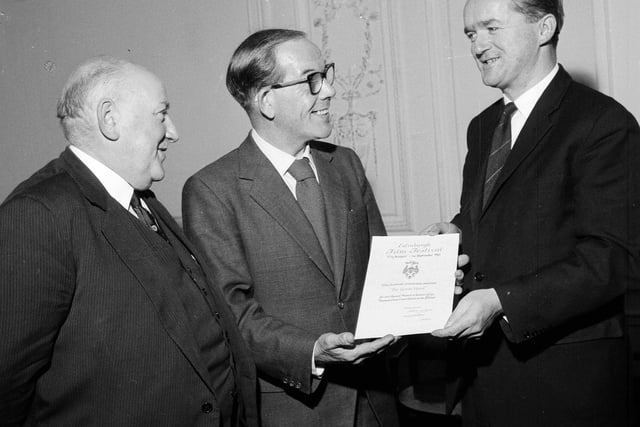 The Film Festival Award for 1963 is presented to Brazilian Consul Dashwood Evans for the film 'The Given Word'.