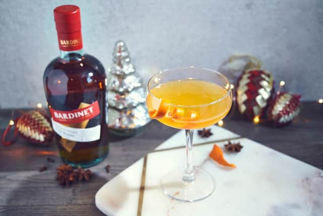The Bardinet Crepe Suzette cocktail