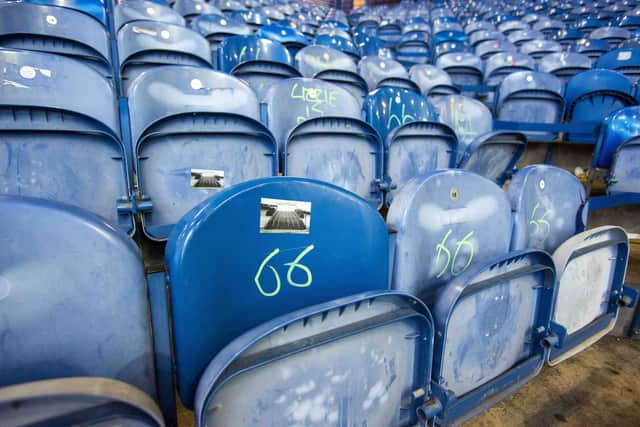 Supporters in the Hibs recently at Ibrox were daubed with graffiti mocking the Ibrox disaster.