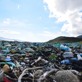 Skye's beaches were found to contain rubbish from as far away as the US and China (Picture: Loughborough University)