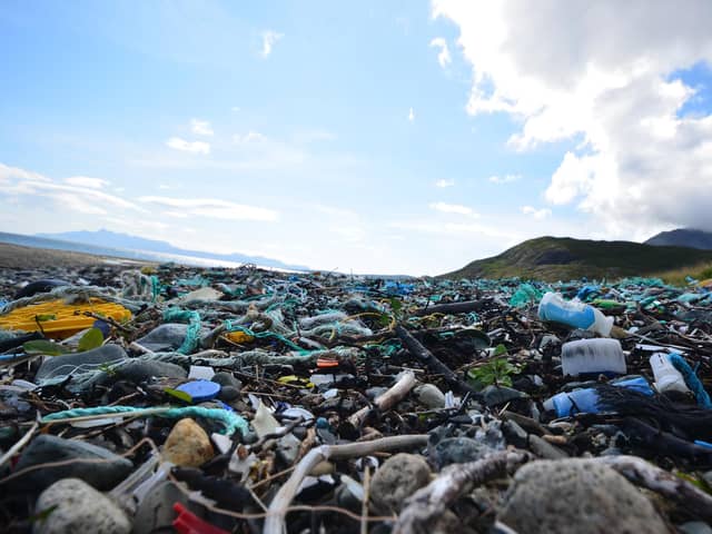 Skye's beaches were found to contain rubbish from as far away as the US and China (Picture: Loughborough University)