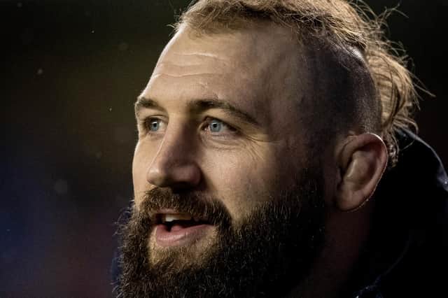 England’s Joe Marler was left to rue a line-out error in the defeat to Scotland at BT Murrayfield. (Photo by Ross MacDonald / SNS Group)
