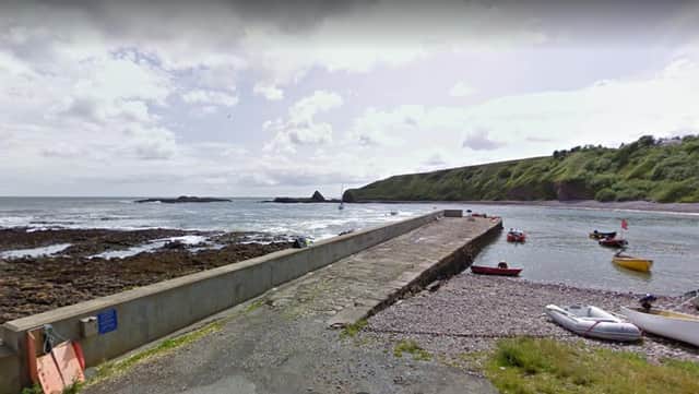 The man died in the area of Catterline Bay near Stonehaven