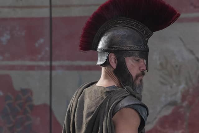 Matt Damon is Odysseus in The Odyssey, written, produced and directed by Christopher Nolan